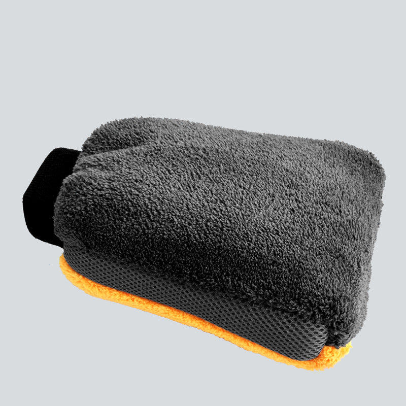 Car Wash Gloves Microfiber Coral fleece Cleaning Wash Tools Thick Wipe Cloth Auto Care Double-faced Glove Cleaning Mitt