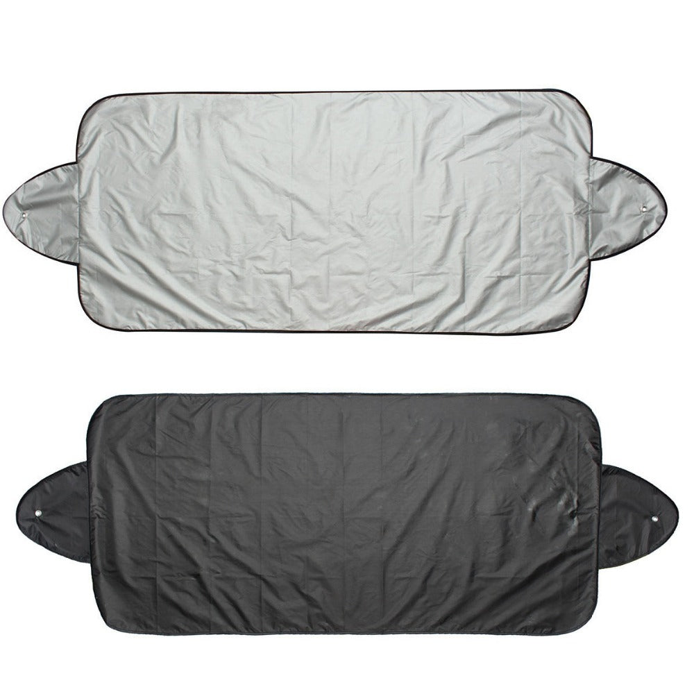 Car Windscreen Cover Car Sun Shade Front Auto Visor Snow Ice Shield Dust Protector Heating Silver Suckers Mounted #276440 CooL Smart Shop