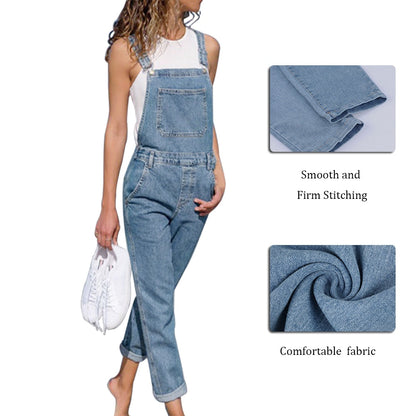 Casual Jeans Denim Overalls 2023 New Minimalist Womens Rompers Loose Overalls Women's Denim Jumpsuit Summer Fashion Jumpsuit 903