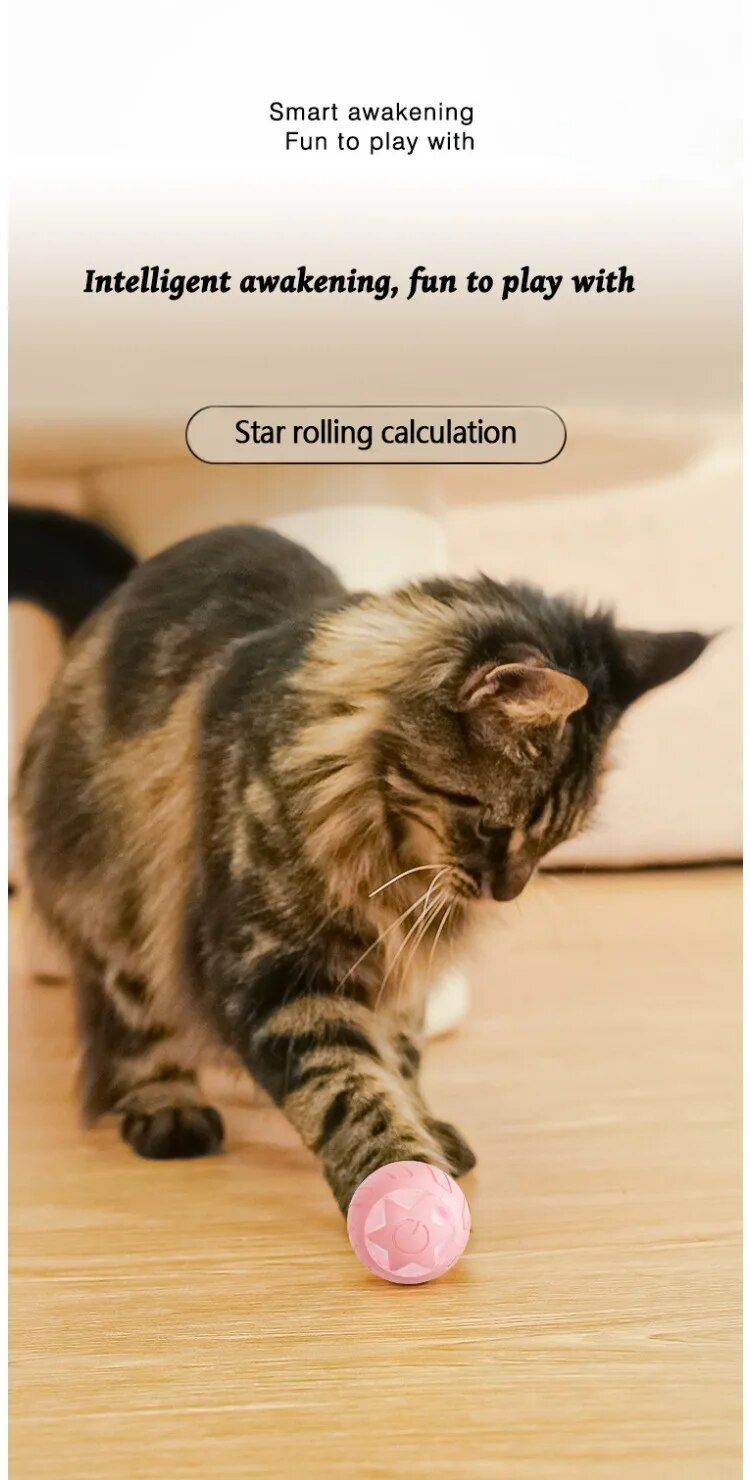 Cat Toys Gravitational Intelligence Star Rolling Ball Teasing Cat Toys Self Hi Relief Pet Bite Resistant Toys Pet Supplies