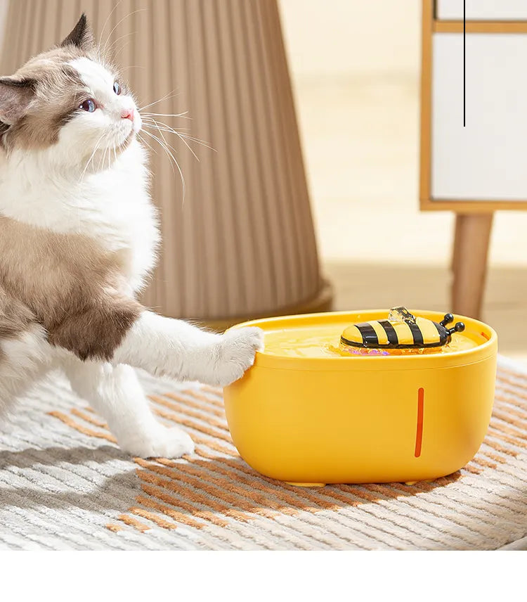 Cat Water Fountain Auto Filter USB Electric Mute Drinker Bowl 2L Recirculate Filtring Drinker for Cats Dog Pet Water Dispenser