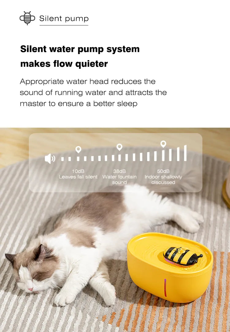 Cat Water Fountain Auto Filter USB Electric Mute Drinker Bowl 2L Recirculate Filtring Drinker for Cats Dog Pet Water Dispenser