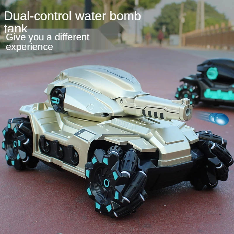 Child Water Bomb Tank Rc Car Kid Toy Gesture Induction 4Wd Radio Control Stunt Car Vehicle Drift Rc Toys with Light and Music