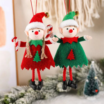 Christmas Decorations Christmas Angel Dolls New Year Gifts Navidad Xmas Tree Ornaments for Home Natal Noel Fall Decor