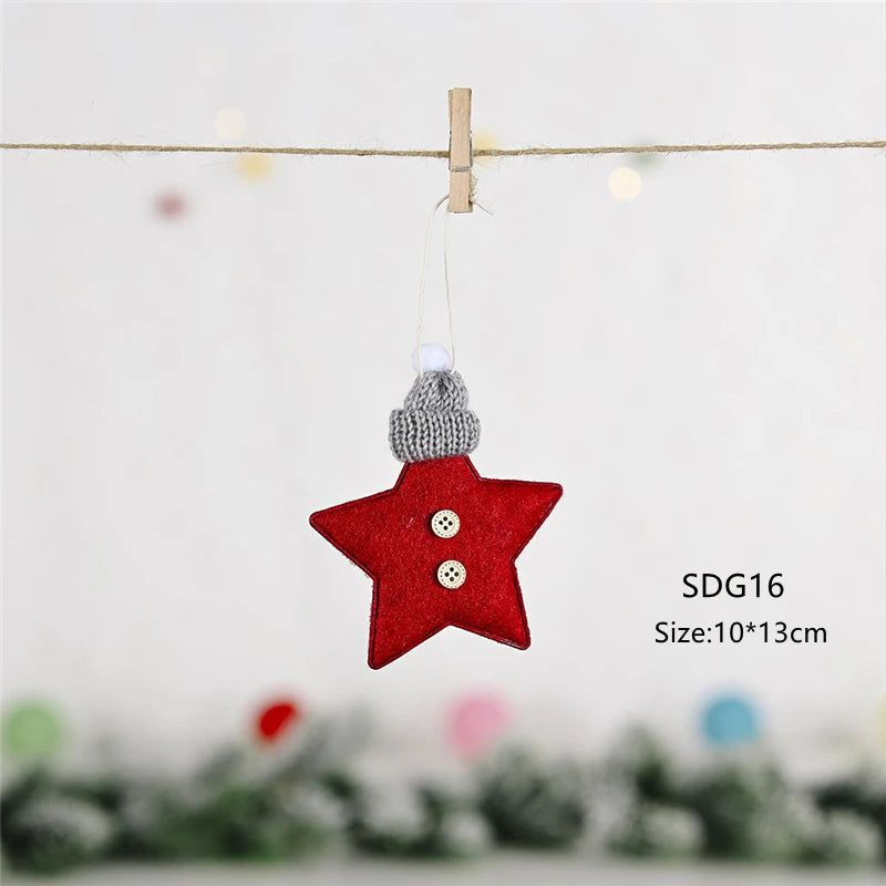 Christmas Decorations Christmas Angel Dolls New Year Gifts Navidad Xmas Tree Ornaments for Home Natal Noel Fall Decor