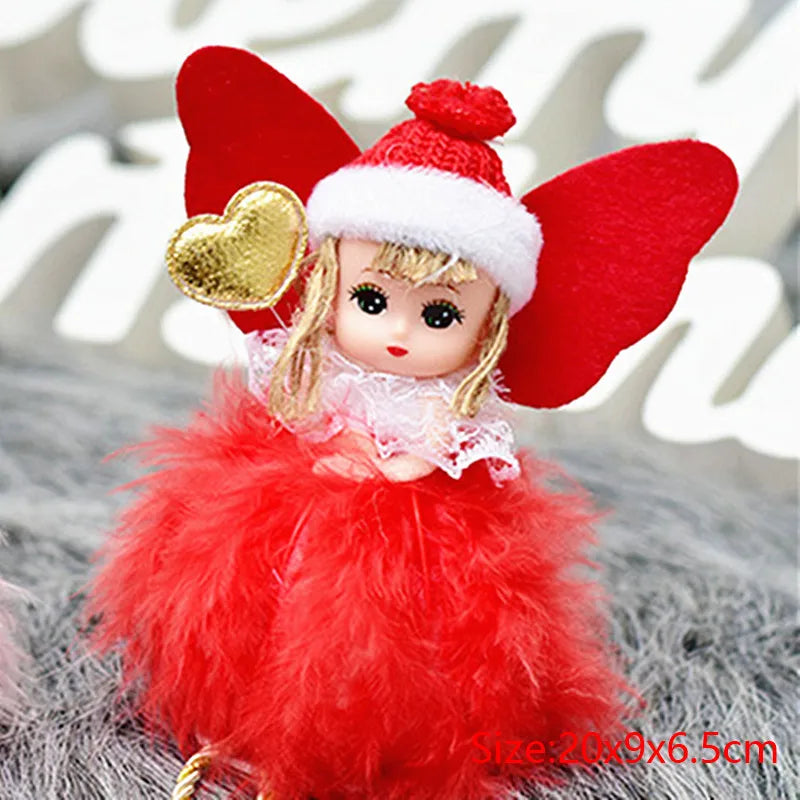 Christmas Decorations Christmas Angel Dolls New Year Gifts Navidad Xmas Tree Ornaments for Home Natal Noel Fall Decor