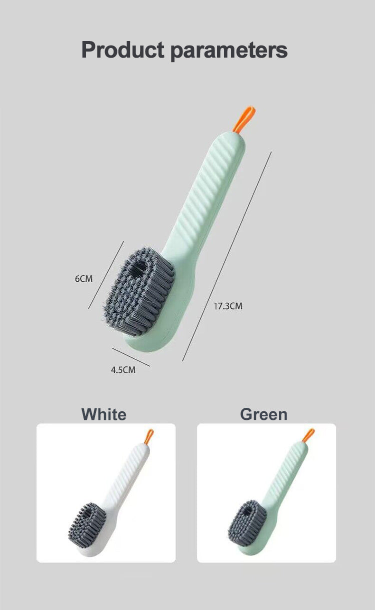 Cleaning Brush Soft Bristled Liquid Shoe Brush Long Handle Brush Clothes Brush Shoe Clothing Board Brush Household Cleaning Tool