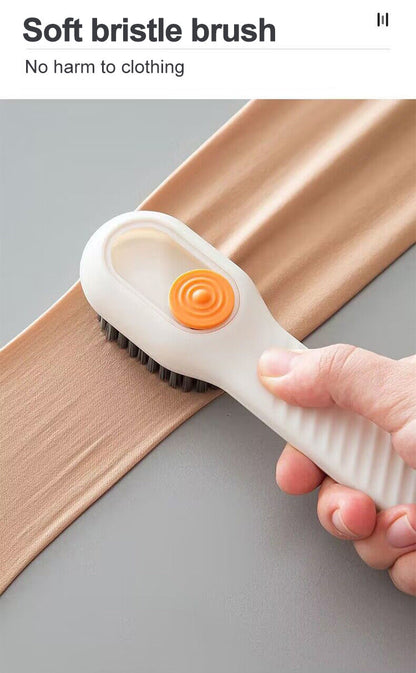 Cleaning Brush Soft Bristled Liquid Shoe Brush Long Handle Brush Clothes Brush Shoe Clothing Board Brush Household Cleaning Tool