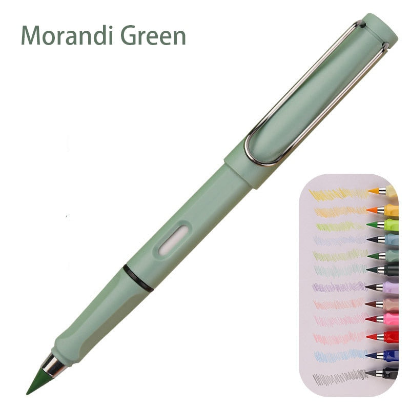 Colored Pencils New Technology Unlimited Writing No Ink Novelty Art Sketch Painting Tools Kid Gift School Supplies Stationery Morandi Green