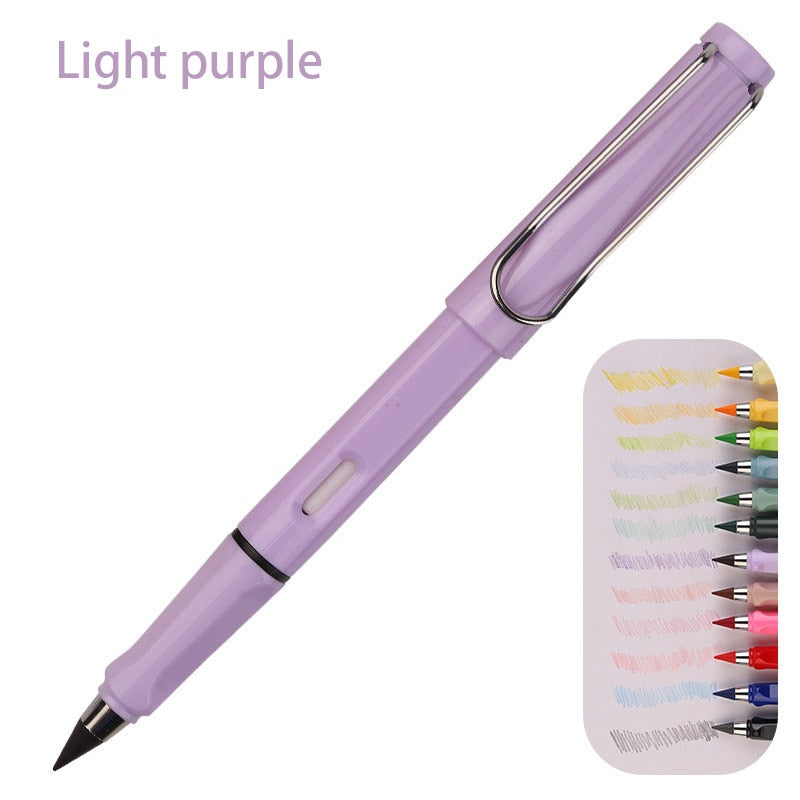 Colored Pencils New Technology Unlimited Writing No Ink Novelty Art Sketch Painting Tools Kid Gift School Supplies Stationery Light purple