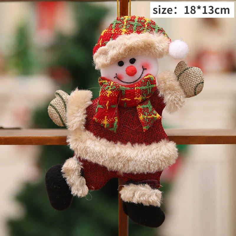 Cute Angel Ski Dolls Navidad Hanging Pendant Christmas Home Decor Xmas Tree Ornaments Noel Natal New Year Gifts Gnome B2