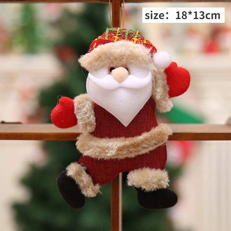 Cute Angel Ski Dolls Navidad Hanging Pendant Christmas Home Decor Xmas Tree Ornaments Noel Natal New Year Gifts Gnome B1