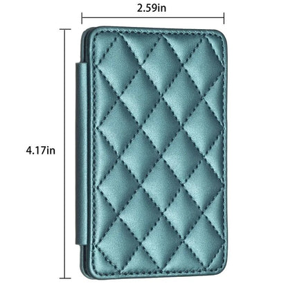 Cute Card Bag Can Be Pasted On The Mobile Phone Case Little Fragrance Macaron Color Card Bag With Buckle FX BFK05-Green