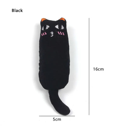 Cute Cat Toys Funny Interactive Plush Cat Toy Mini Teeth Grinding Catnip Toys Kitten Chewing Squeaky Toy Pets Accessories