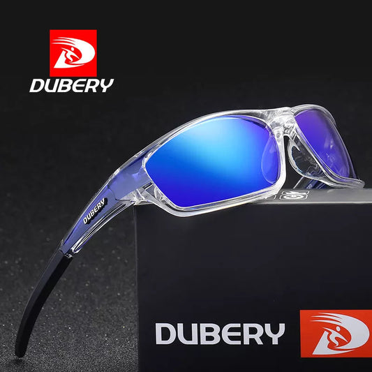 DUBERY Design Men's Glasses Polarized Black Driver Sunglasses UV400 Shades Retro Fashion Sun Glass For Men Model 620
