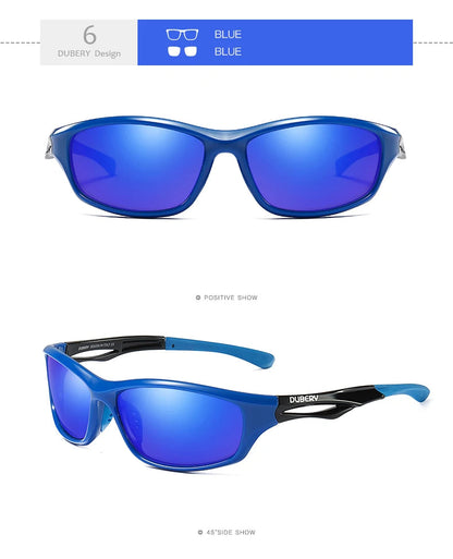 DUBERY Design Men's Glasses Polarized Sunglasses Driving Shades Male Sun Glasses For Men Summer Mirror Goggle UV400 166