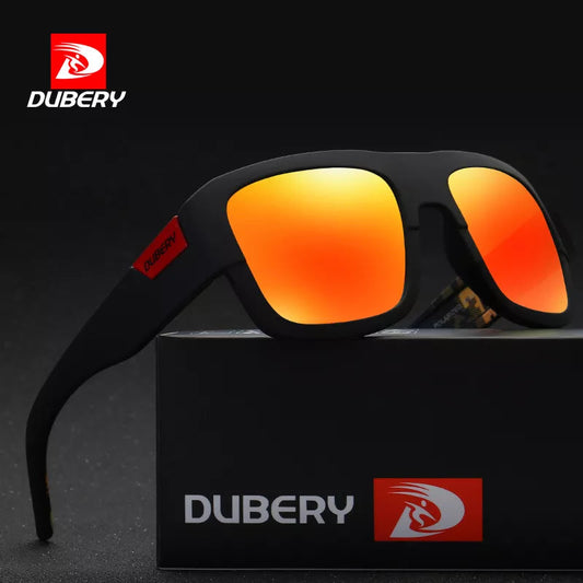 DUBERY Design Polarized Black Sunglasses Men's Shades Women Male Sun Glasses For Men Retro Cheap Designer Oculos UV400 720