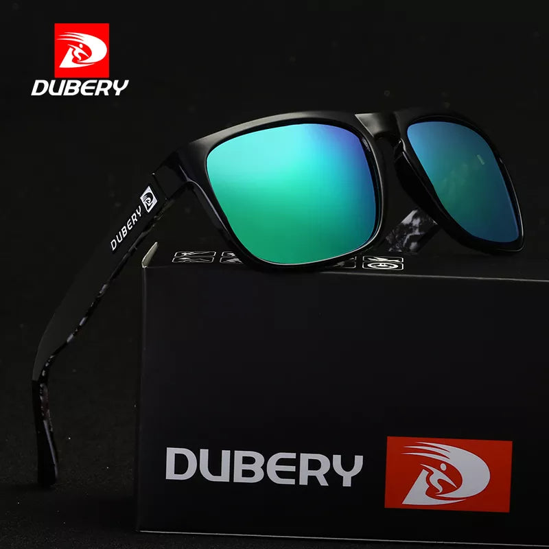 DUBERY Design Polarized Sunglasses Men Drving Shades Male Sun Glasses For Men Summer Square Goggle Oculos UV400 730