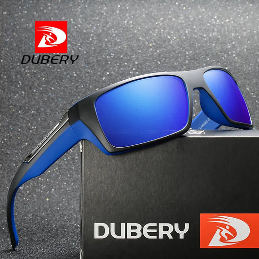 DUBERY Men's Casual Sports Style Sunglasses Polarized Lens Change Vision Block Dazzling Glare UV400 Sunglasses D186