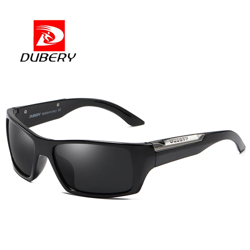 DUBERY Men's Casual Sports Style Sunglasses Polarized Lens Change Vision Block Dazzling Glare UV400 Sunglasses D186