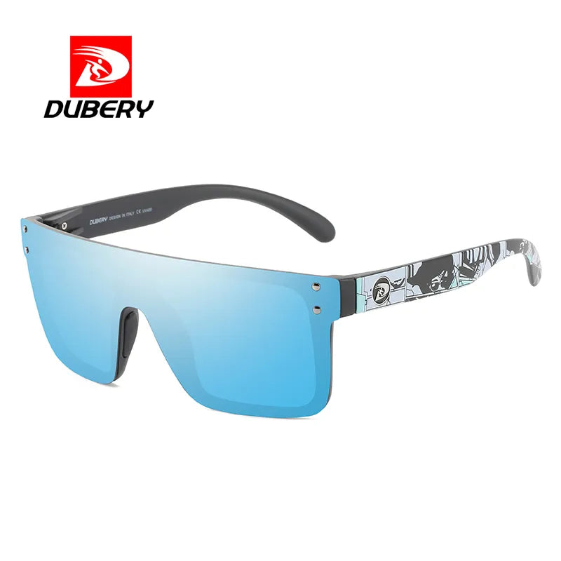 DUBERY Vintage Sunglasses Polarized Men's Sun Glasses For Men Square Shades Driving Black Retro Oculos Male 9 Colors Model 104