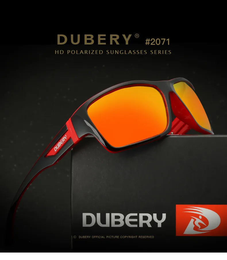 DUBERY Polarized Sunglasses Men Women Driving Sport Sun Glasses For Men High Quality Cheap Luxury Brand Designer Oculos 2071