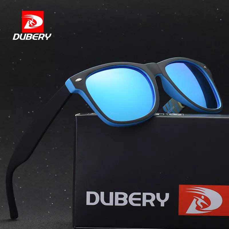 DUBERY Polarized Sunglasses Men Women Driving Sun Glasses For Men Retro Sport Luxury Brand Designer Oculos UV400 D728