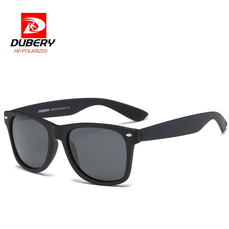 DUBERY Polarized Sunglasses Men Women Driving Sun Glasses For Men Retro Sport Luxury Brand Designer Oculos UV400 D728