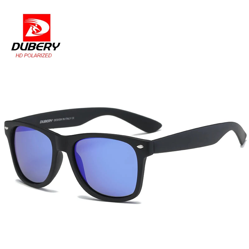 DUBERY Polarized Sunglasses Men Women Driving Sun Glasses For Men Retro Sport Luxury Brand Designer Oculos UV400 D728