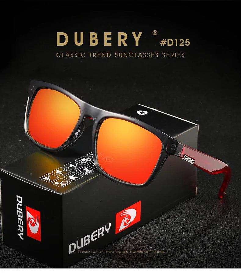 DUBERY Polarized Sunglasses Men's Driving Shades Male Sun Glasses For Men Retro Cheap 2020 Luxury Brand Designer Oculos D125