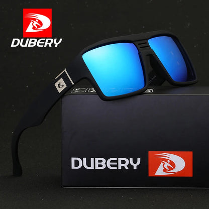 DUBERY Polarized Sunglasses Men's Retro Male Goggle Colorful Sun Glasses For Men Fashion Brand Luxury Mirror Shades Oculos 729