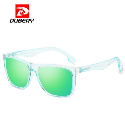 DUBERY Square Men's Summer UV Polarized Sunglasses Brand Designer Driving Driver Mirror Sunglass Male Shades For Men Oculos D150