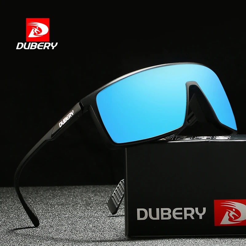 DUBERY Sunglasses Men's Retro Male Goggle Colorful SunGlasses For Fashion Brand Luxury Mirror Oversized Sun Glasses UV400 606