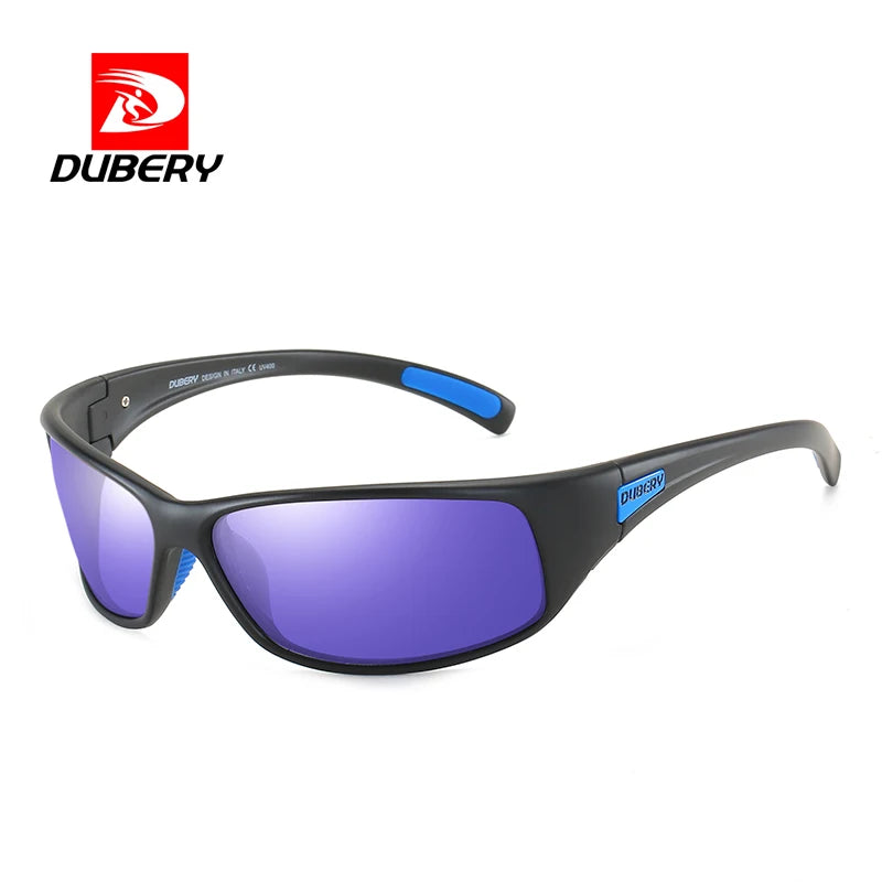 DUBERY Vintage Sunglasses Polarized Men's Sun Glasses For Men Driving Black Square Oculos Male 8 Colors Model D258