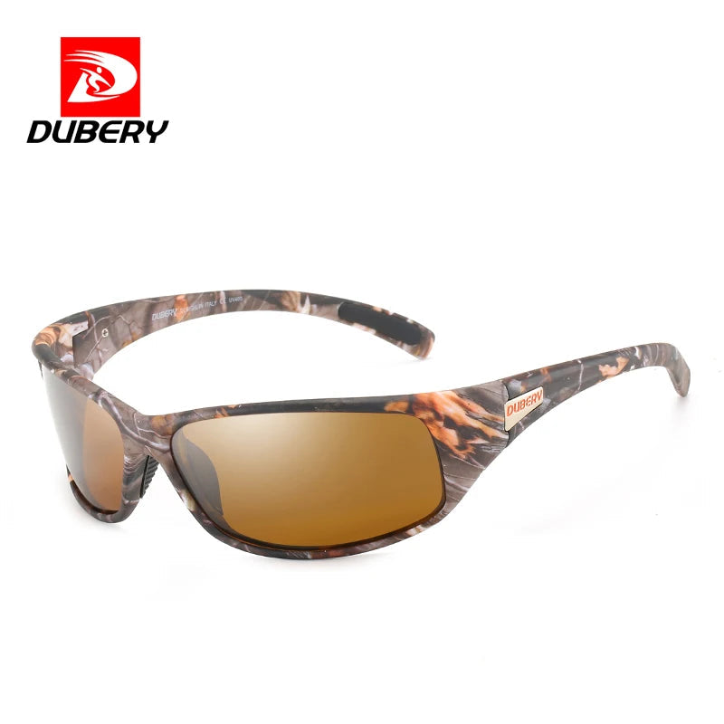 DUBERY Vintage Sunglasses Polarized Men's Sun Glasses For Men Driving Black Square Oculos Male 8 Colors Model D258