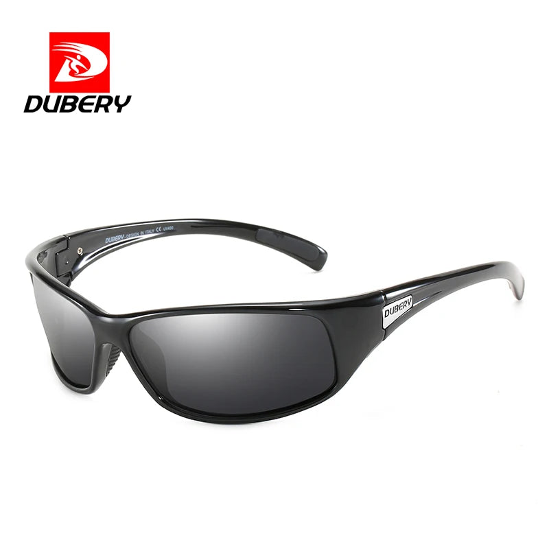 DUBERY Vintage Sunglasses Polarized Men's Sun Glasses For Men Driving Black Square Oculos Male 8 Colors Model D258