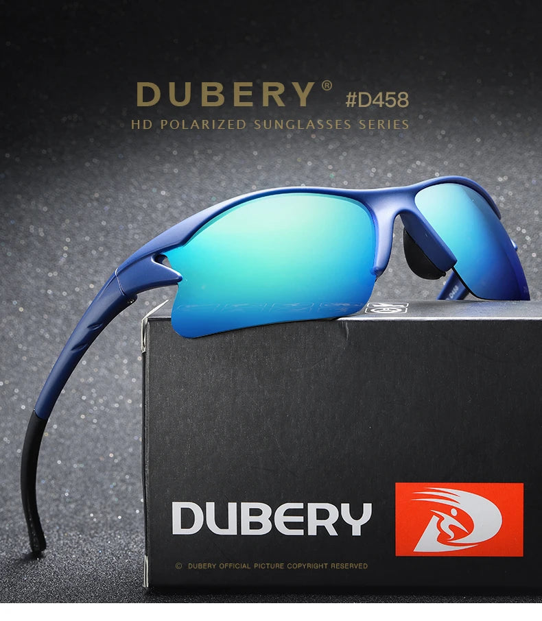 DUBERY Vintage Sunglasses Polarized Men's Sun Glasses For Men Photochromic Driving Black Goggles Oculos Male 8 Colors Model 458