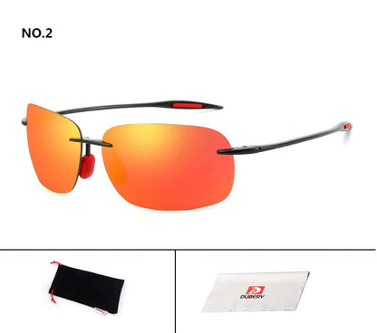 DUBERY Vintage Sunglasses UV400 Men's Sun Glasses For Men Driving Black Square Oculos Male 8 Colors Model D131 C2 D131