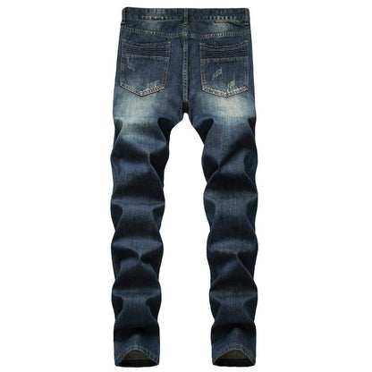 Denim Designer Hole Jeans High Quality Ripped For Men'S Autumn Spring HIP HOP Punk Streetwear