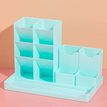 Desk Accessories Organizer Students Pen Holder Pencil Pot Storage Box Desktop Organizer Stand for Pens Office Stationery Case