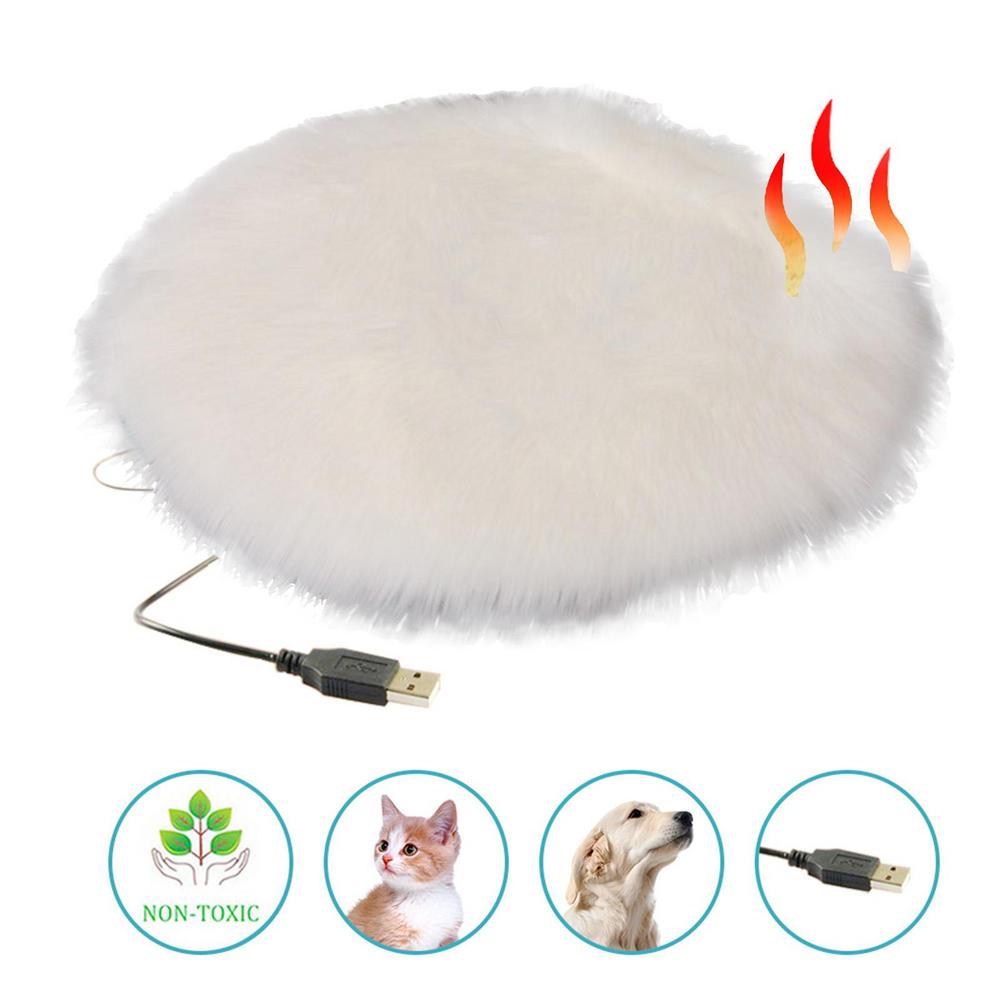 Dog Electric Blanket Warm Dog Bed Mat Indoor Pet Good Thermal Insulation Effect Heating Pads for Cats Dogs with USB Electric Pad