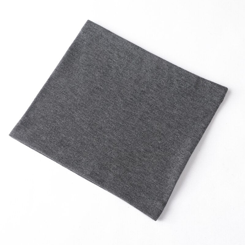 Elastic Cotton Cloth Solid Unisex Thermal Waist Support Abdomen Back Warmer Inner Wear Winter Warm Thickening Cummerbund Spring Dark Gray