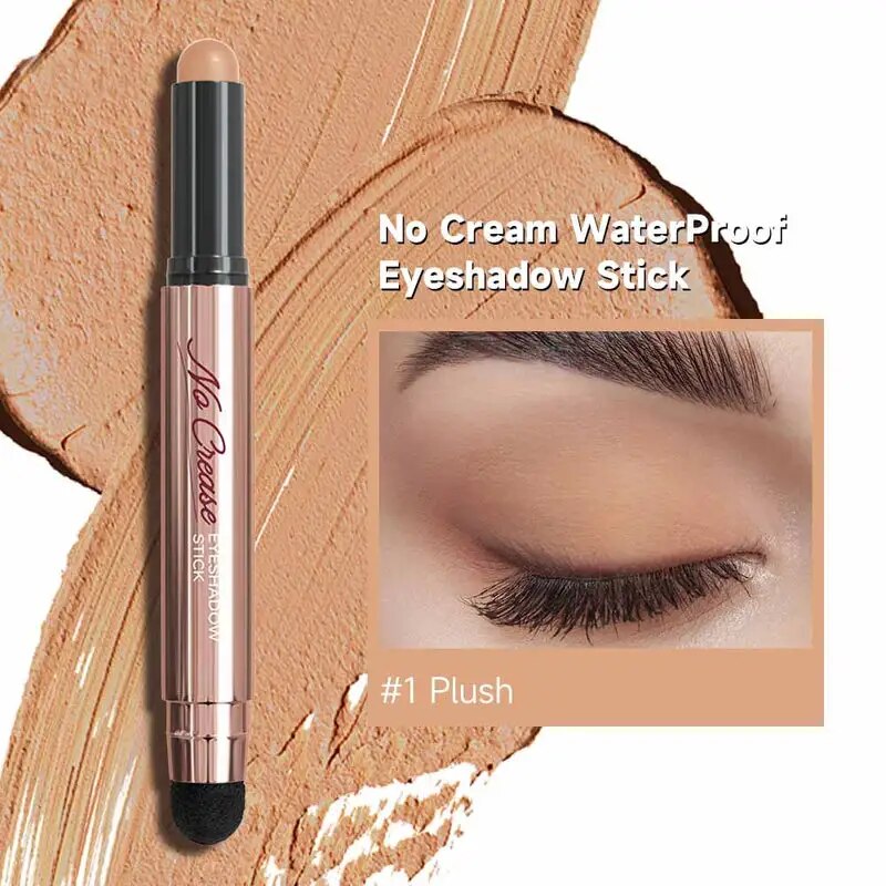 FOCALLURE Pearlescent Eyeshadow Pencil Stick Waterproof Lasting No Crease Highlighter Glitter Eye Shadow Liner Makeup Cosmetics 1