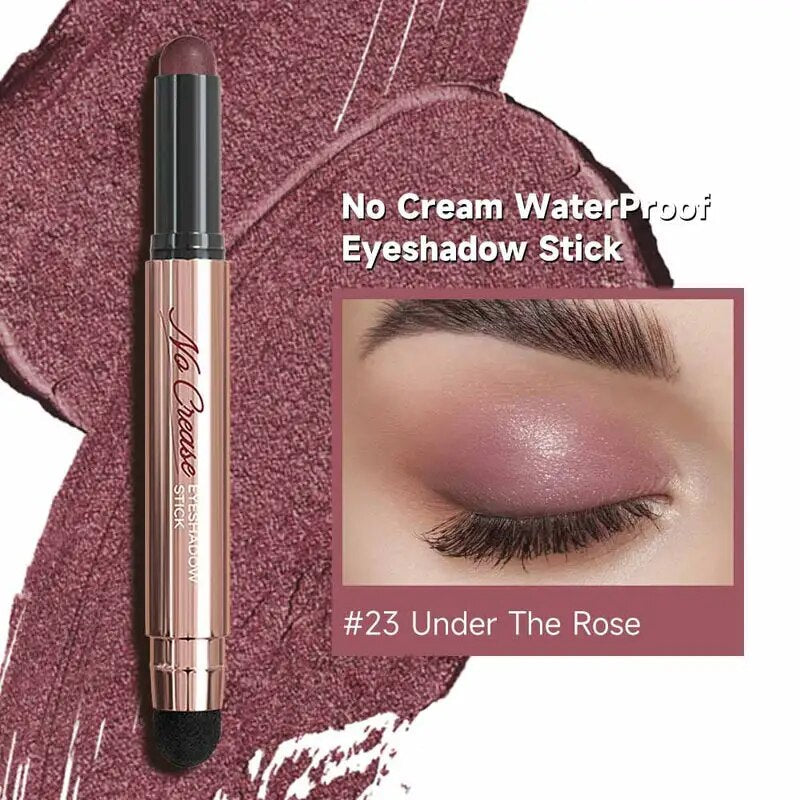 FOCALLURE Pearlescent Eyeshadow Pencil Stick Waterproof Lasting No Crease Highlighter Glitter Eye Shadow Liner Makeup Cosmetics 23