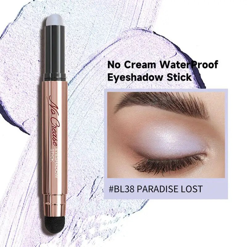 FOCALLURE Pearlescent Eyeshadow Pencil Stick Waterproof Lasting No Crease Highlighter Glitter Eye Shadow Liner Makeup Cosmetics 38