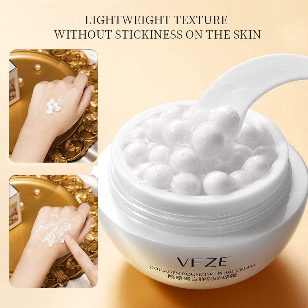 Face Care Collagen Pearl Cream Brightens Skin Moisturizing Face Cream Skin Rejuvenation Whiten Cream Korean Skin Care Products