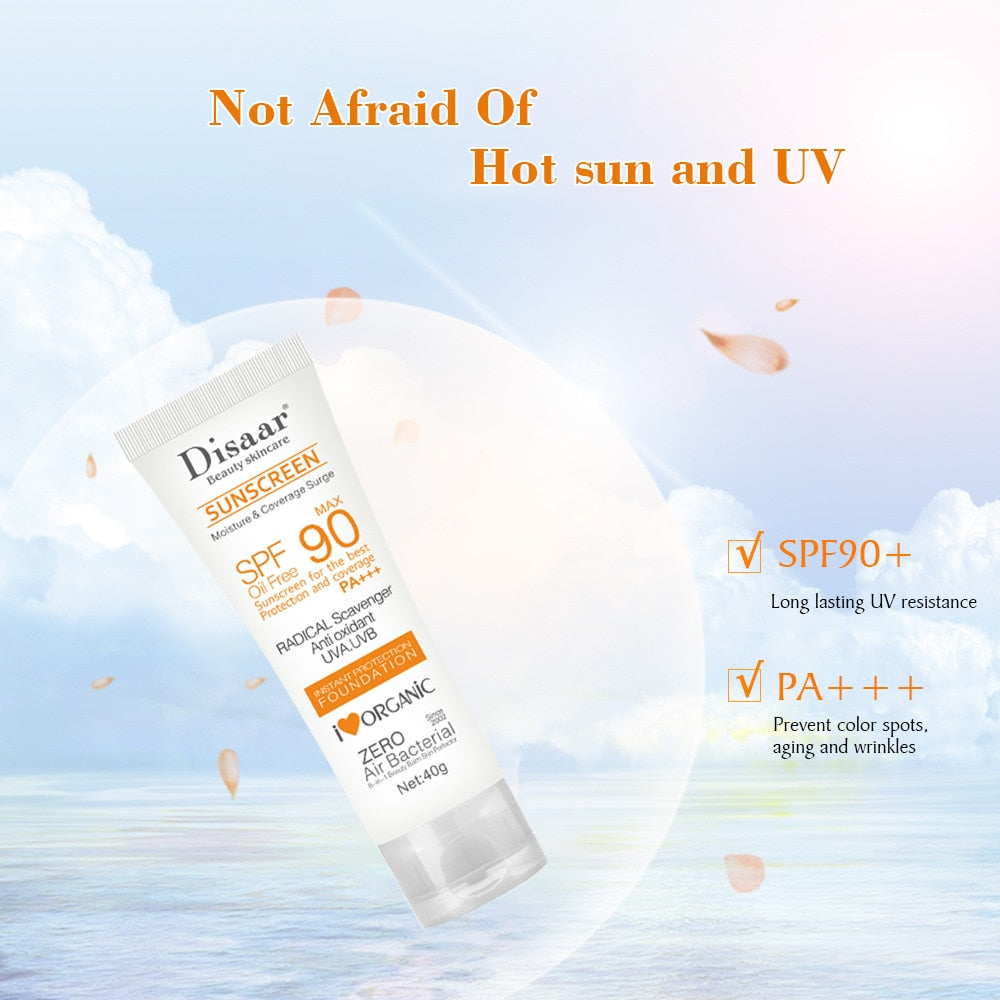 Facial Body Sunscreen Whitening Sun Cream Sunblock Skin Protective Cream Anti Sun Facial Protection Cream SPF 50/SPF 90