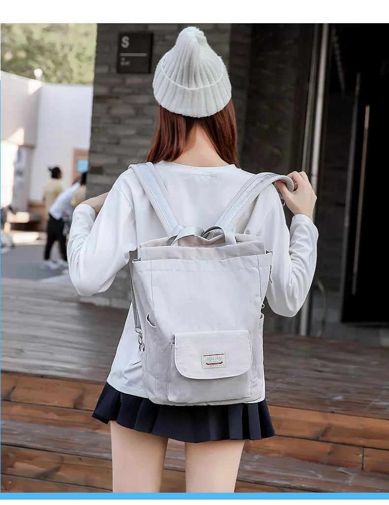 Fashion Women Shoulder Bag For Laptop Waterproof Oxford Cloth Notebook Backpack 15.6 Inch Laptop Backpack Girl Schoolbag