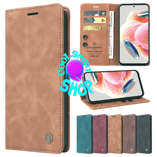 For Xiaomi Redmi 12C 10 9 9A 9T Note 12 12S 12 Pro Plus 11 Pro 10 Pro 9 Pro 9S 8 Pro Poco X3 Pro F5 Wallet Magnetic Leather Case