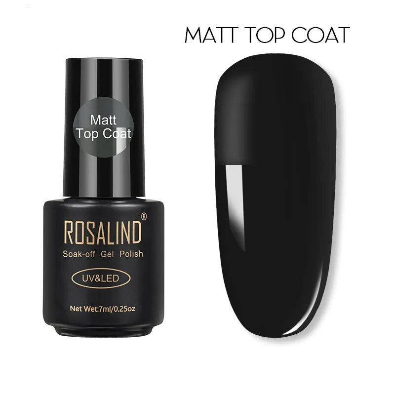 Gel Nail Polish Lamp All For Nails Art Manicure With Matt Base Top Coat Semi Permanant Gellak Nail Gel Polish Varnishes MATT